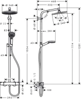 Sen tắm cây Hansgrohe 27361000 2