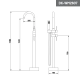 Sen tắm nóng lạnh D&K DK-WM2607 2