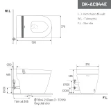 Bồn cầu thông minh D&K DK-AC944E 2