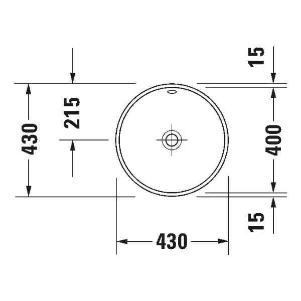 Ảnh Chậu rửa âm bàn Duravit 0468400000 2
