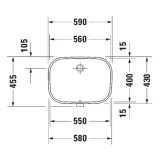 Chậu rửa âm bàn Duravit 0338560000 2