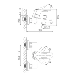 Sen tắm nóng lạnh D&K DK901032 2