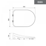 Nắp bồn cầu thông minh DK-658G 2