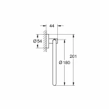 Vòng treo khăn Grohe 40365001 2