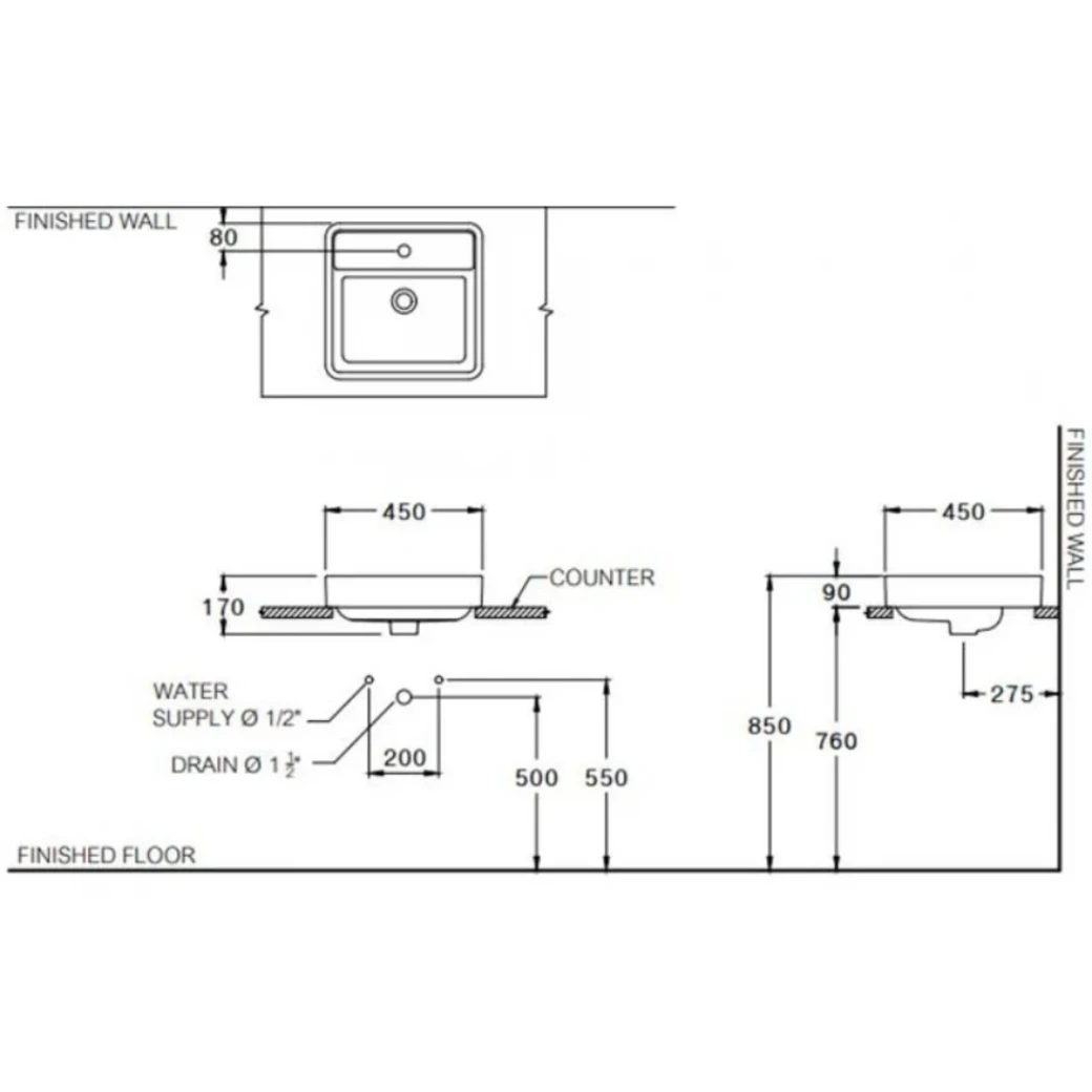 ban ve chau lavabo cotto c00381