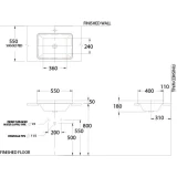 Chậu rửa dương bàn Cotto C001017 2