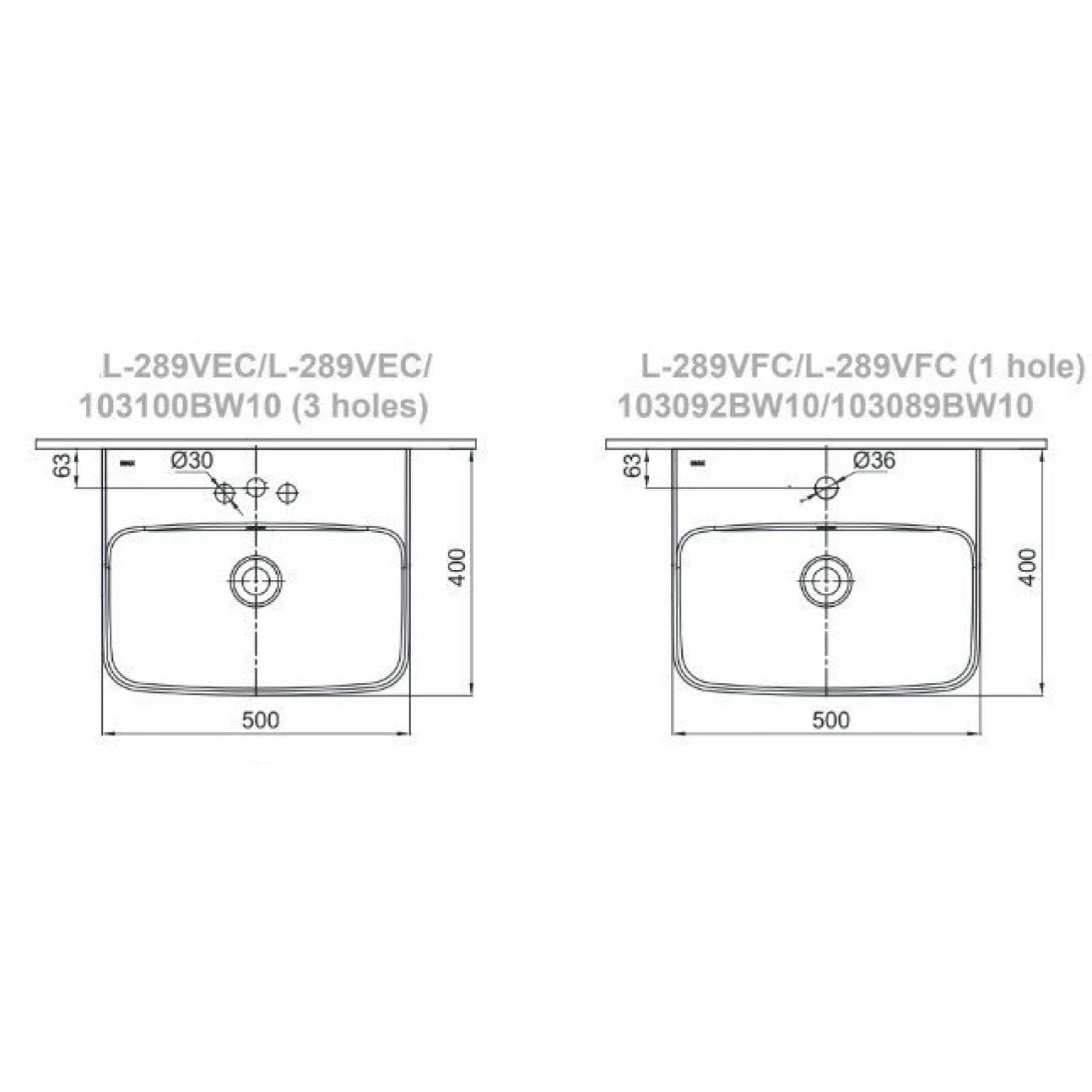 Ảnh Chậu rửa treo tường Inax L-289V 2
