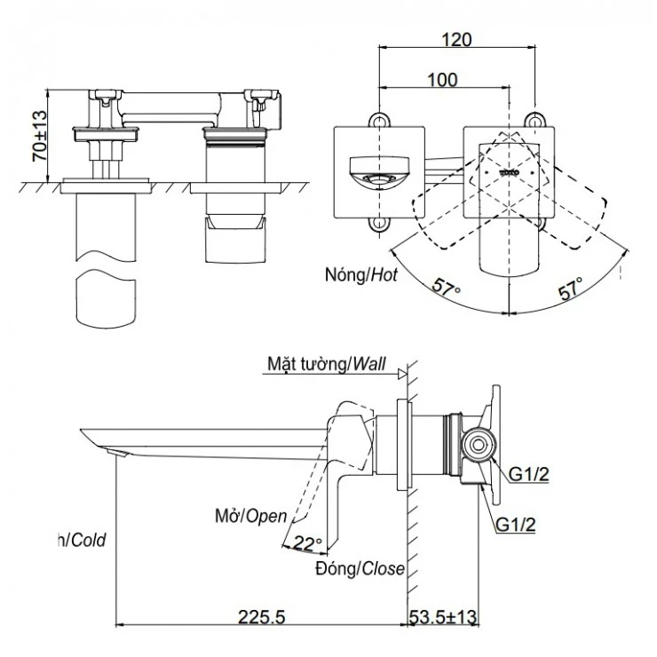 Ảnh Vòi chậu TOTO TLG02311BB 2