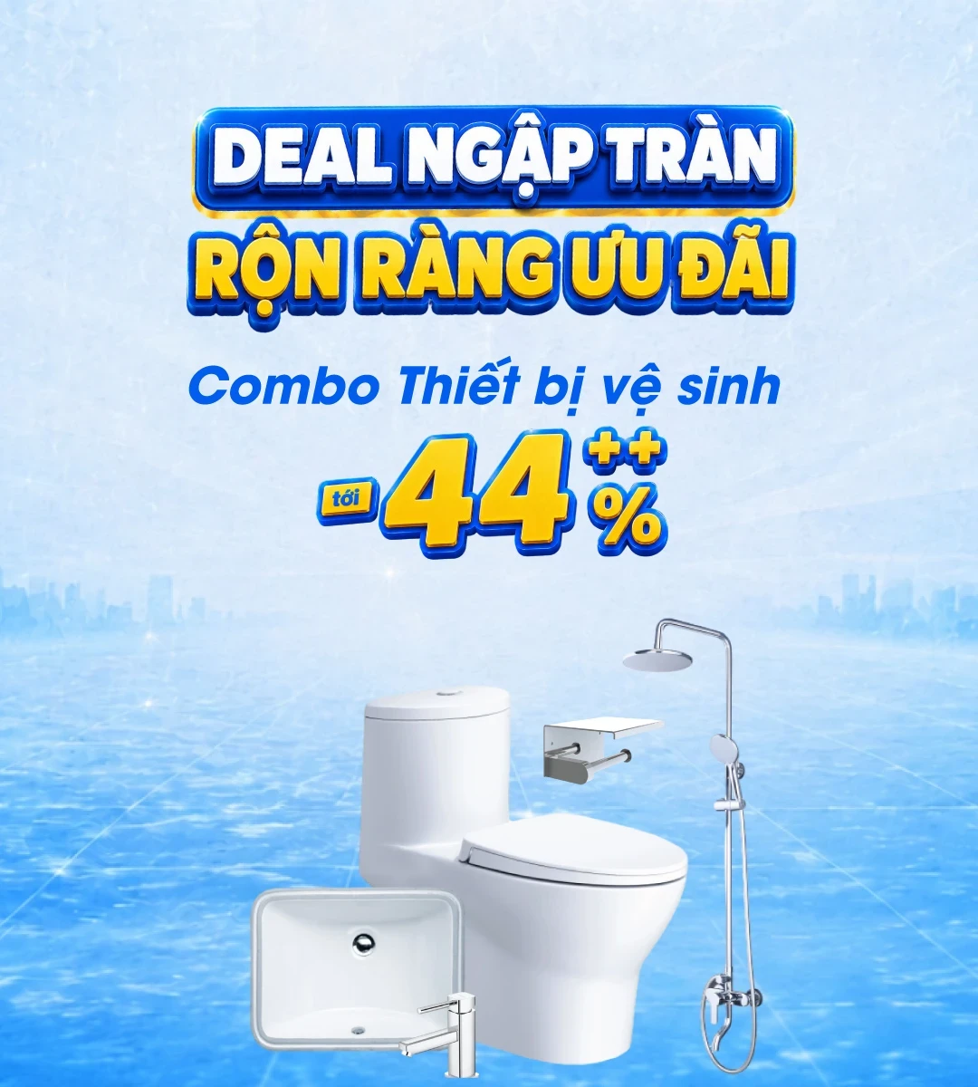Combo thiết bị vệ sinh