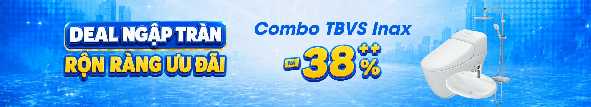 Combo thiết bị vệ sinh Inax