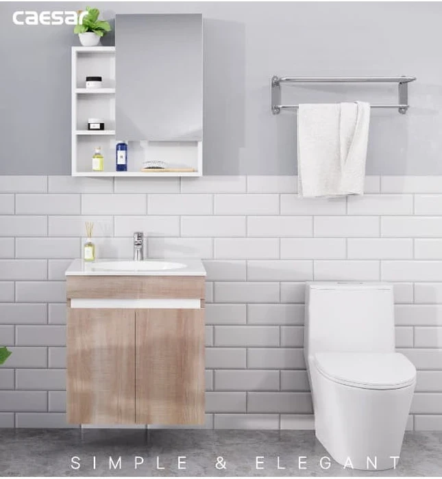 Ảnh Bộ tủ chậu Caesar LF5024 + EH15024AW7V 2