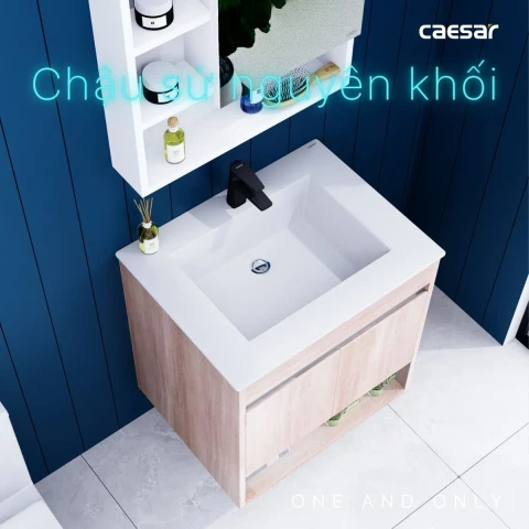 Ảnh Bộ tủ chậu Caesar LF5030 + EH15030AW7V 3