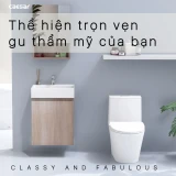 Bộ tủ chậu Caesar LF5259 + EH05259AW7V 4
