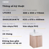 Bộ tủ chậu Caesar LF5263 + EH05263AW7V 2