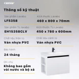 Bộ tủ chậu Caesar LF5358 + EH15358CLV 2
