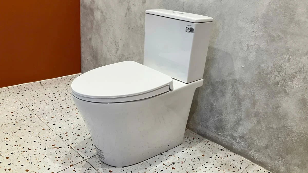 Ảnh Bồn cầu 2 khối Caesar CD1342 4