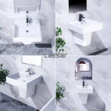Chậu rửa treo tường Caesar LF5263 + PF2463 3