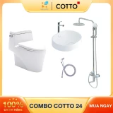 Combo thiết bị vệ sinh Cotto số 24 1