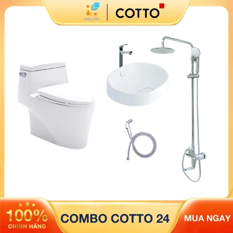 Ảnh Combo thiết bị vệ sinh Cotto số 24 1