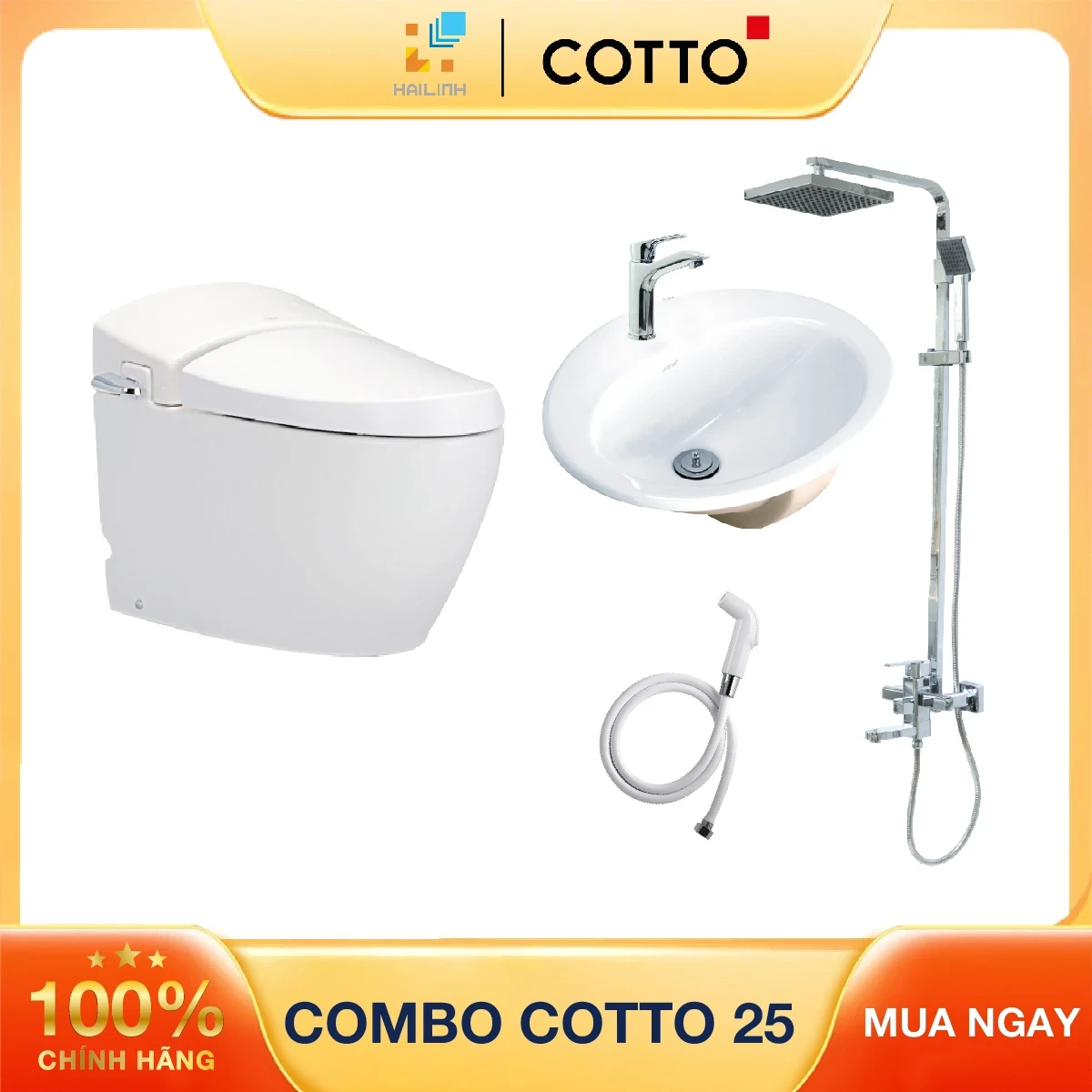 Combo thiết bị vệ sinh Cotto số 25