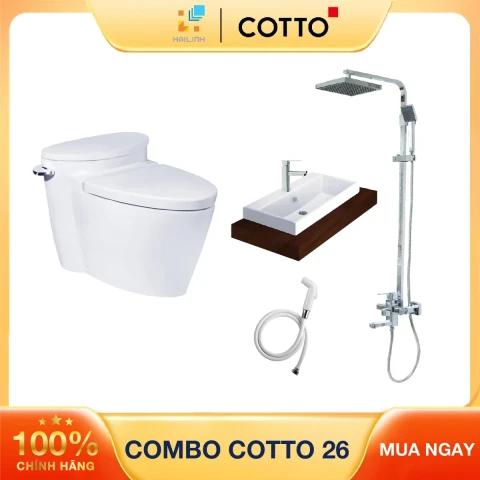 Combo thiết bị vệ sinh Cotto số 26