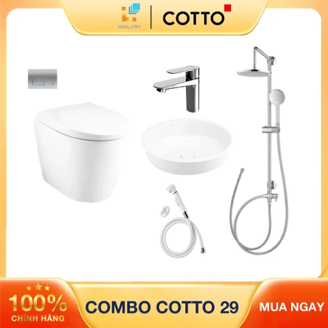 Combo thiết bị vệ sinh Cotto số 29