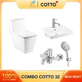 Combo thiết bị vệ sinh Cotto số 32 1