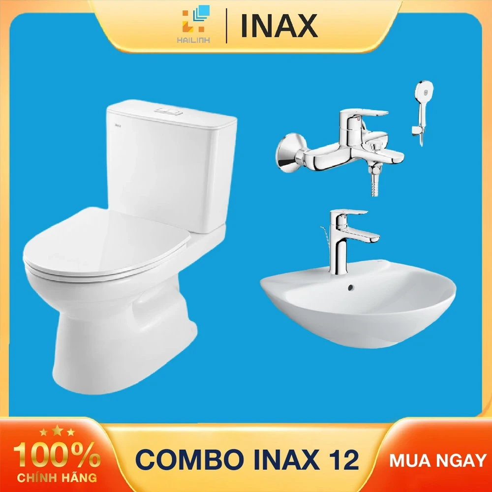 Ảnh Combo thiết bị vệ sinh INAX 12 1