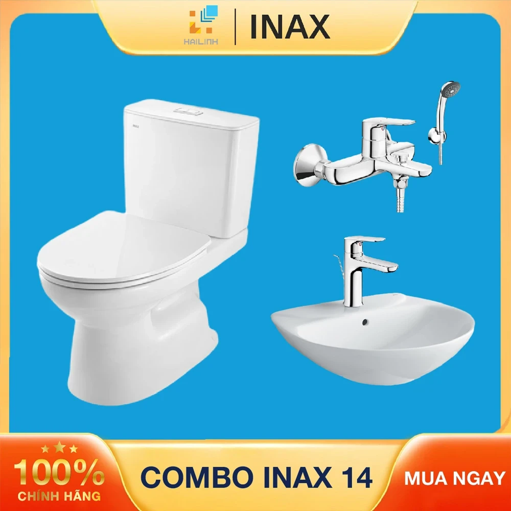 Ảnh Combo thiết bị vệ sinh Inax 14 1