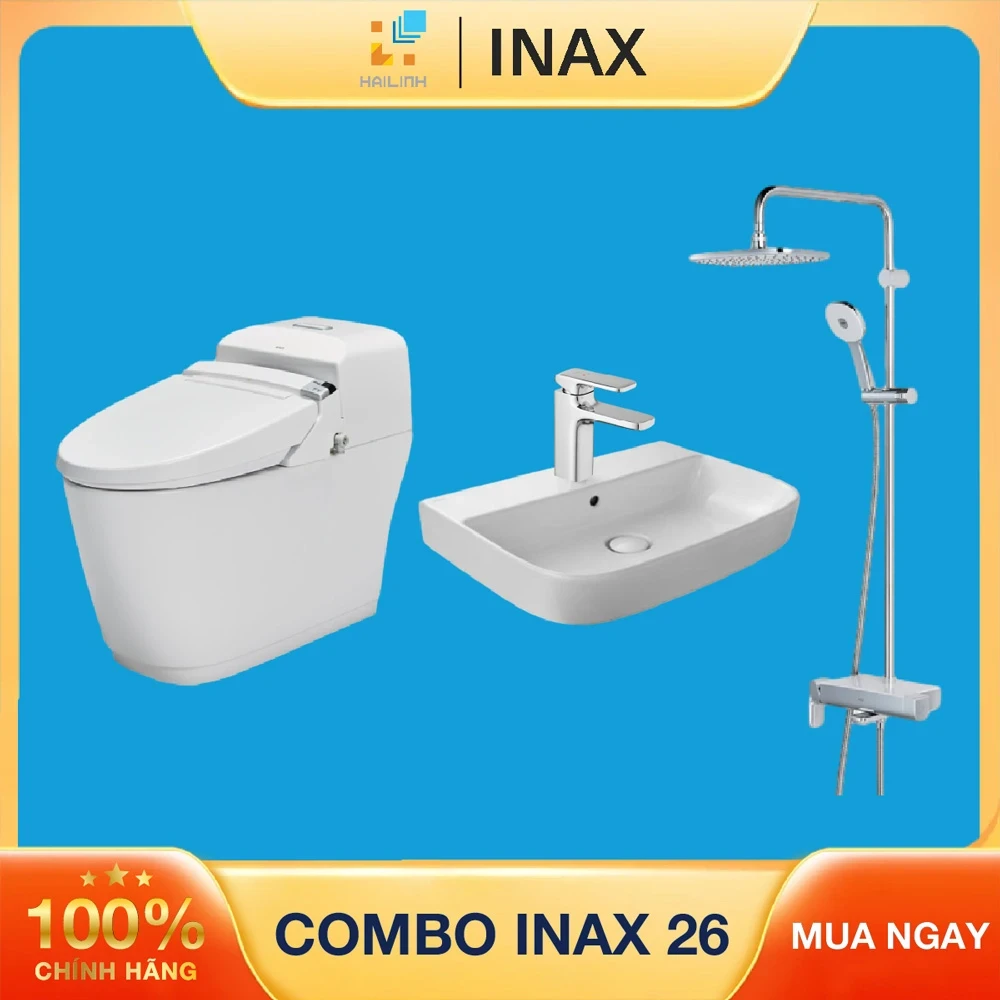 Combo thiết bị vệ sinh Inax 26