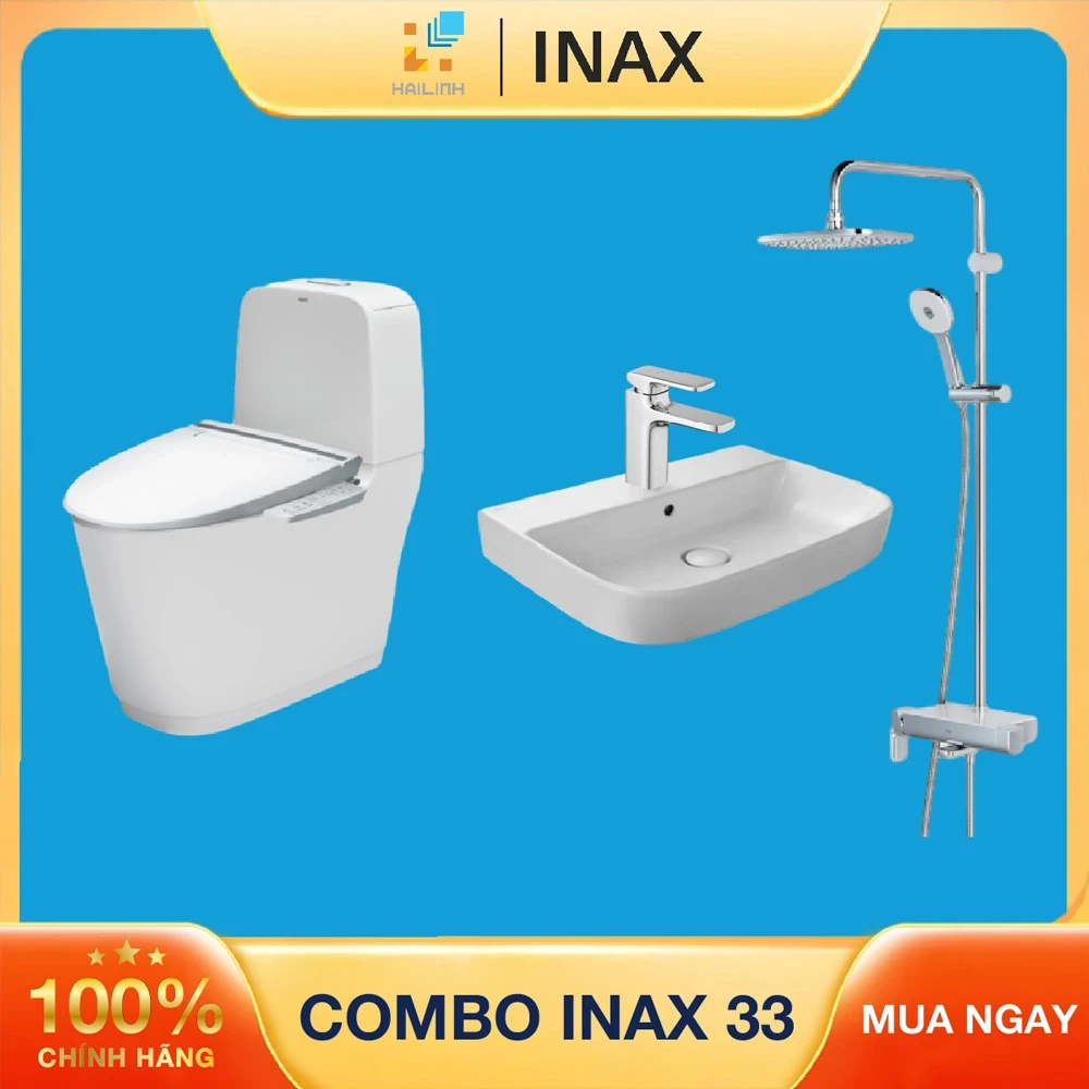 Combo thiết bị vệ sinh Inax 33