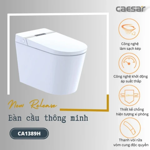Ảnh Bồn cầu thông minh Caesar CA1389H 3