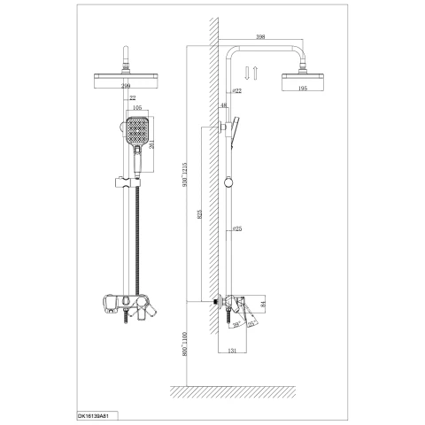 Ảnh Sen tắm cây D&K DK16139A81 2