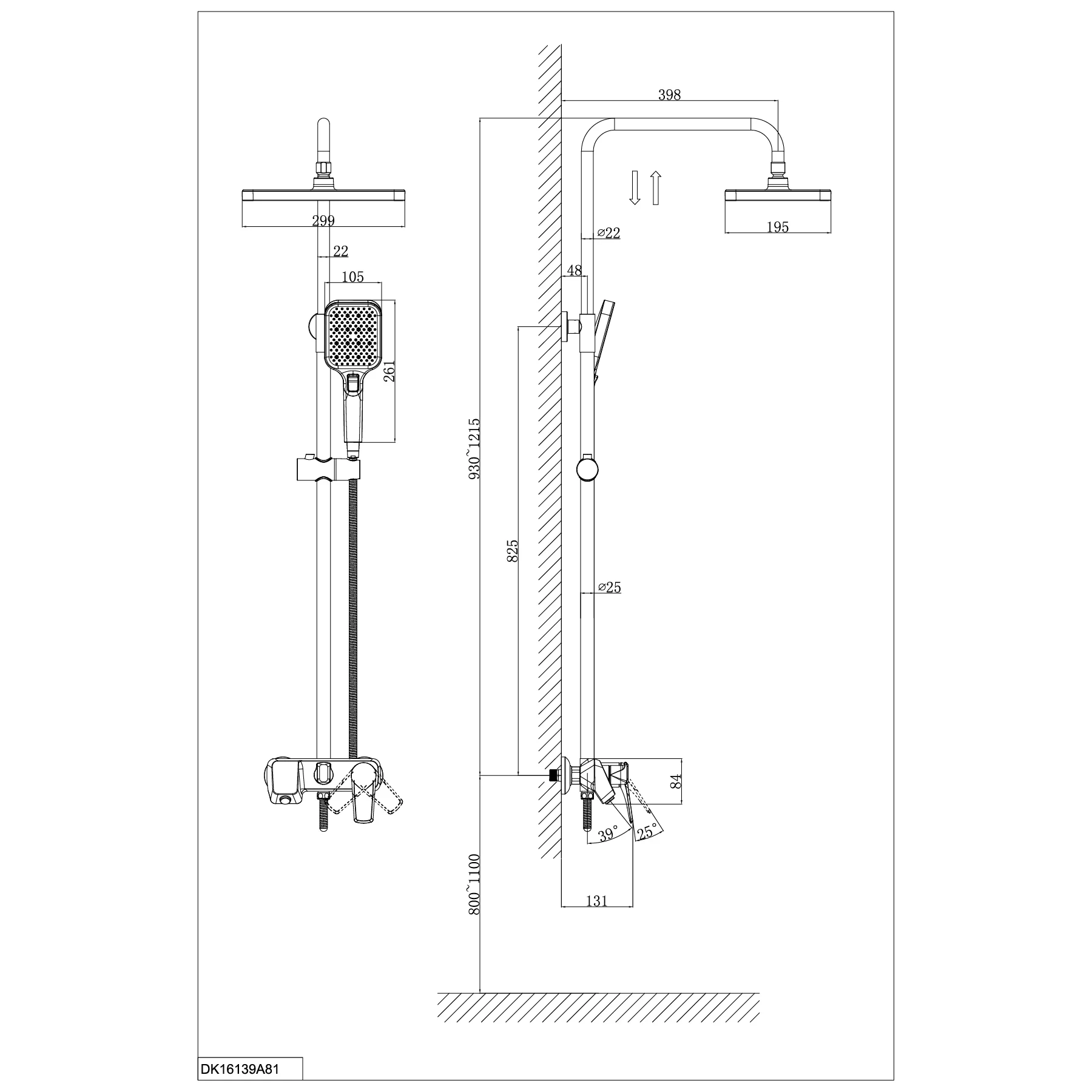 Ảnh Sen tắm cây D&K DK16139A81 2