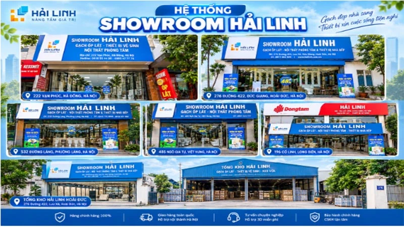 he thong showroom hai linh