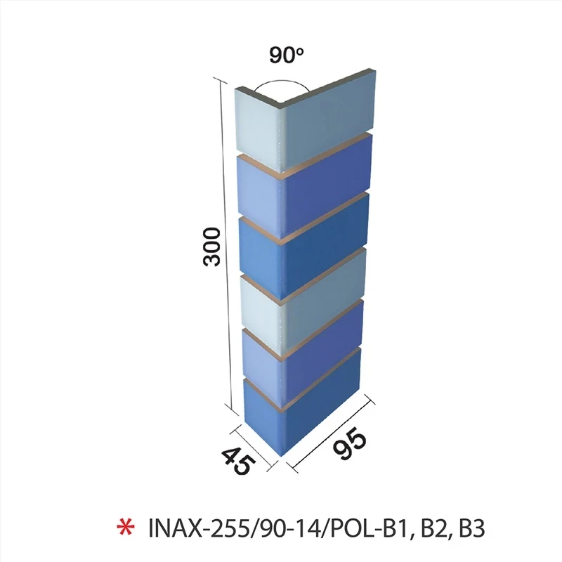 Gạch hồ bơi Inax 255/90-14/ POL-B1