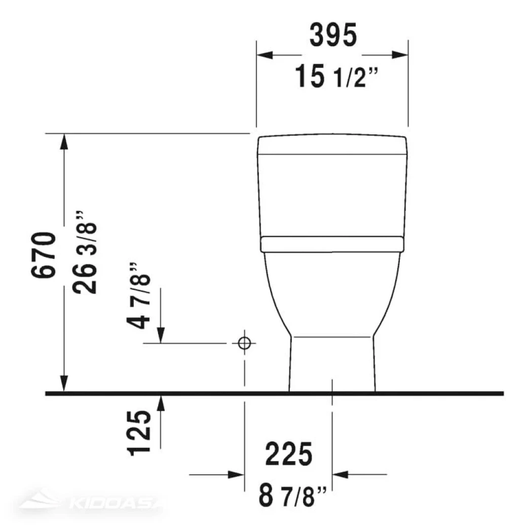 ban ve ky thuat bon cau duravit