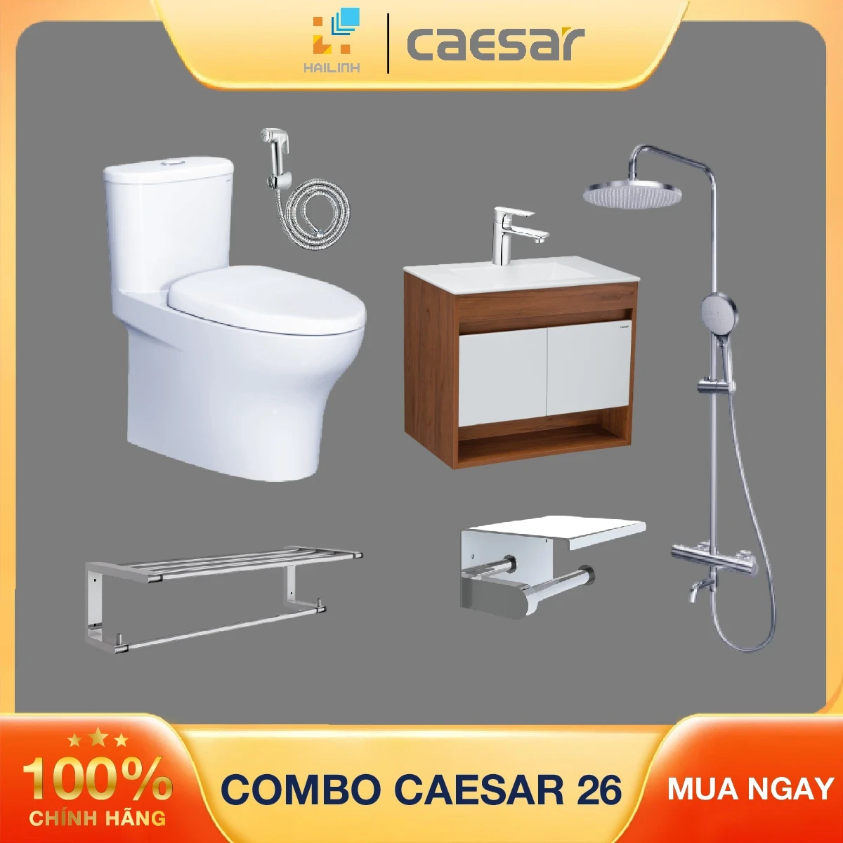 Combo thiết bị vệ sinh Caesar số 26