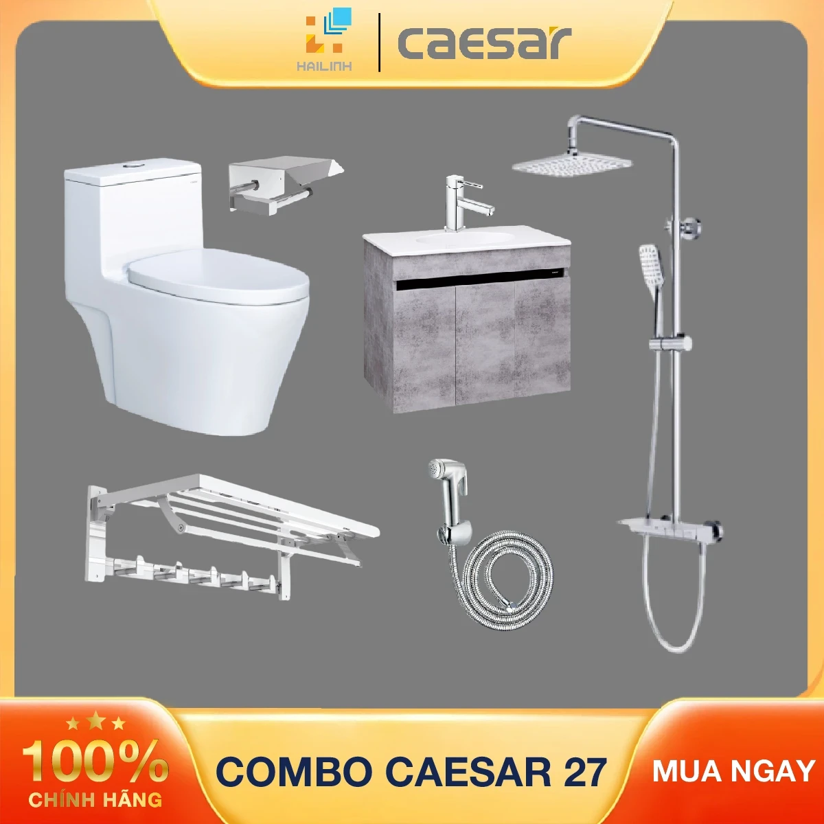 Combo thiết bị vệ sinh Caesar số 27