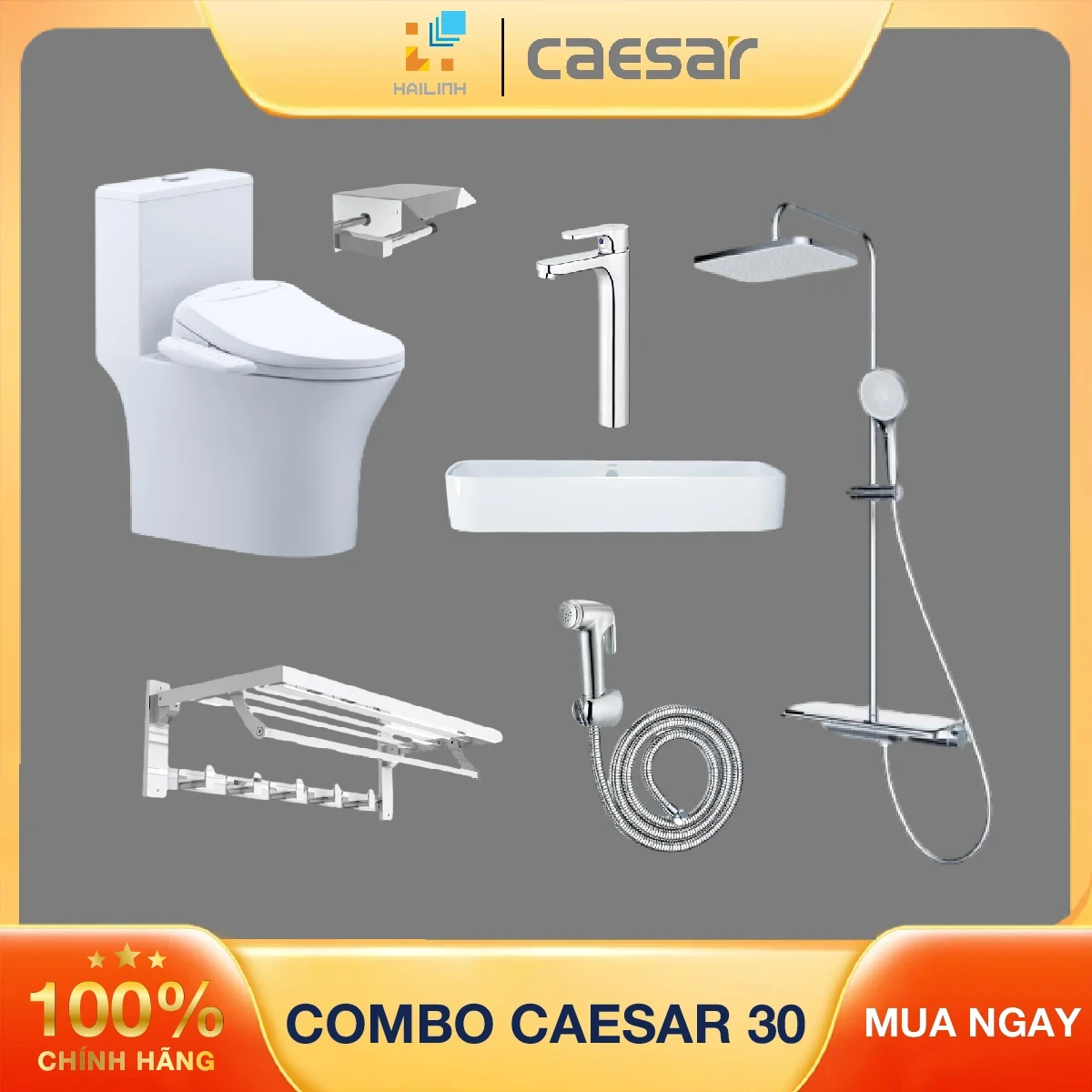 Combo thiết bị vệ sinh Caesar số 30