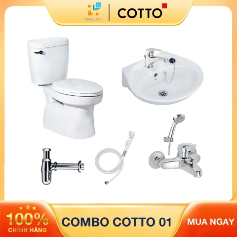 Ảnh Combo thiết bị vệ sinh Cotto 01 1