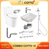 Combo thiết bị vệ sinh Cotto 15 1