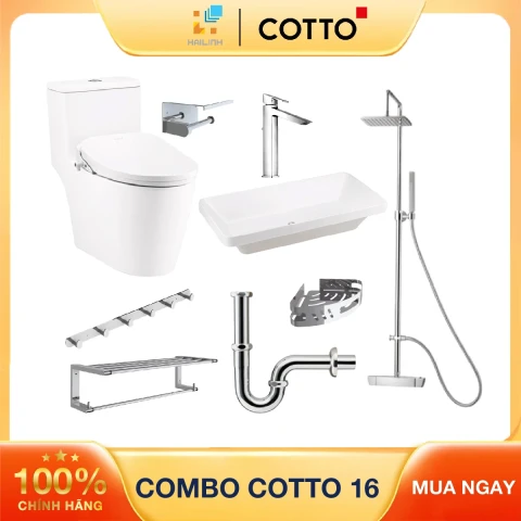 Combo thiết bị vệ sinh Cotto 16