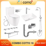Combo thiết bị vệ sinh Cotto 18 1