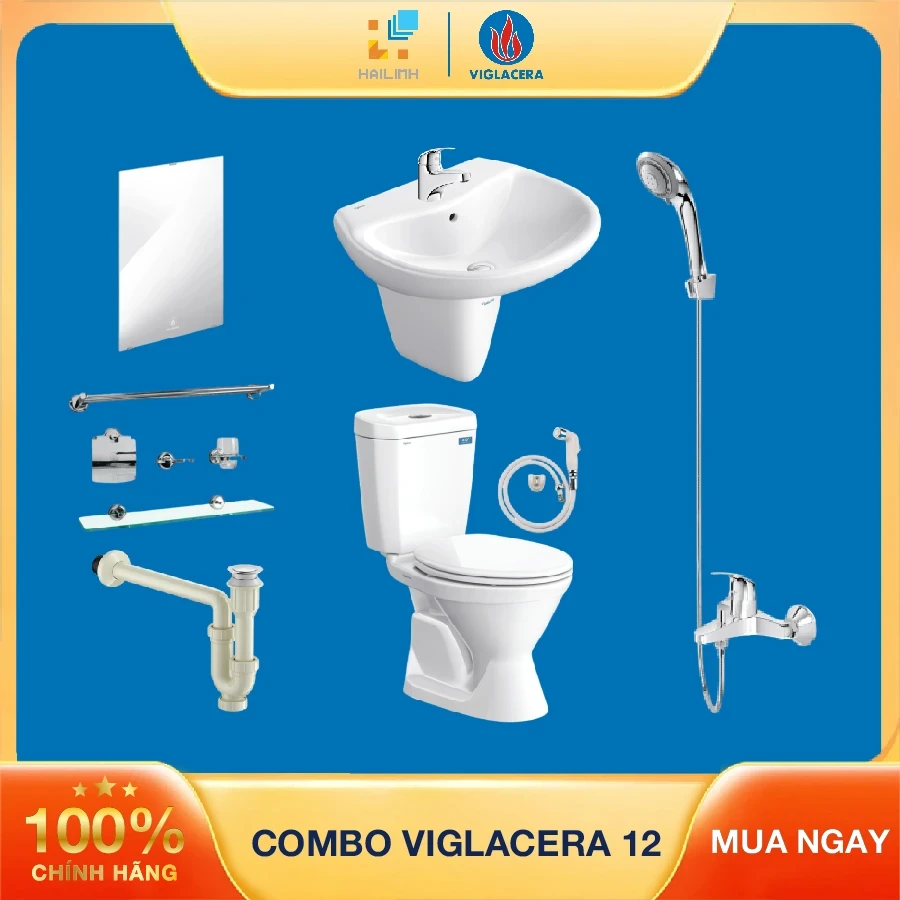 Combo thiết bị vệ sinh Viglacera số 12
