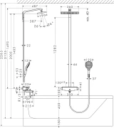 Sen tắm cây Hansgrohe 27113400 2