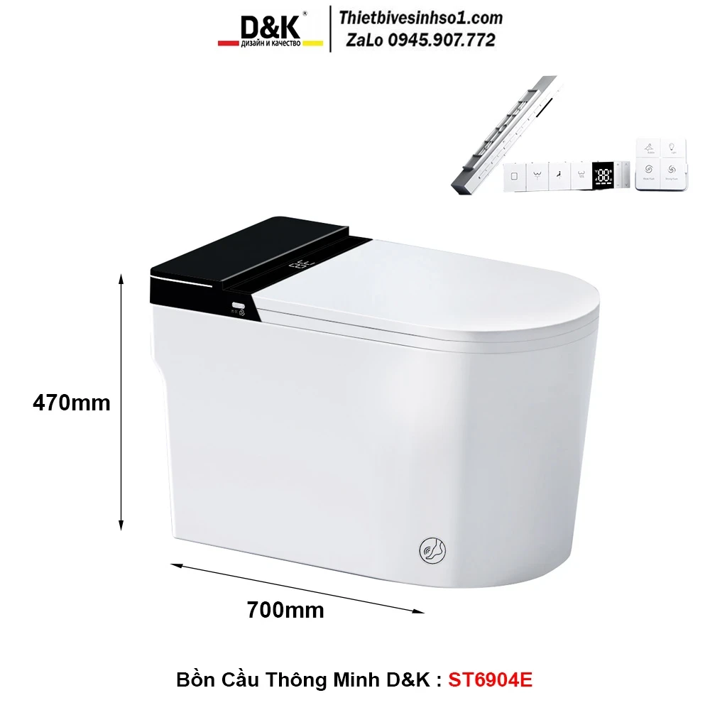 Ảnh Bồn cầu thông minh D&K ST6904E 2