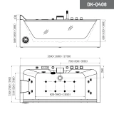 Bồn tắm massage D&K DK-Q408 2