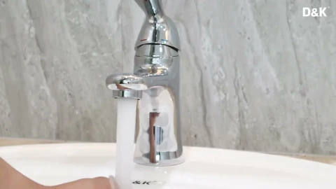 Ảnh Vòi chậu nóng lạnh D&K DK1342141 3