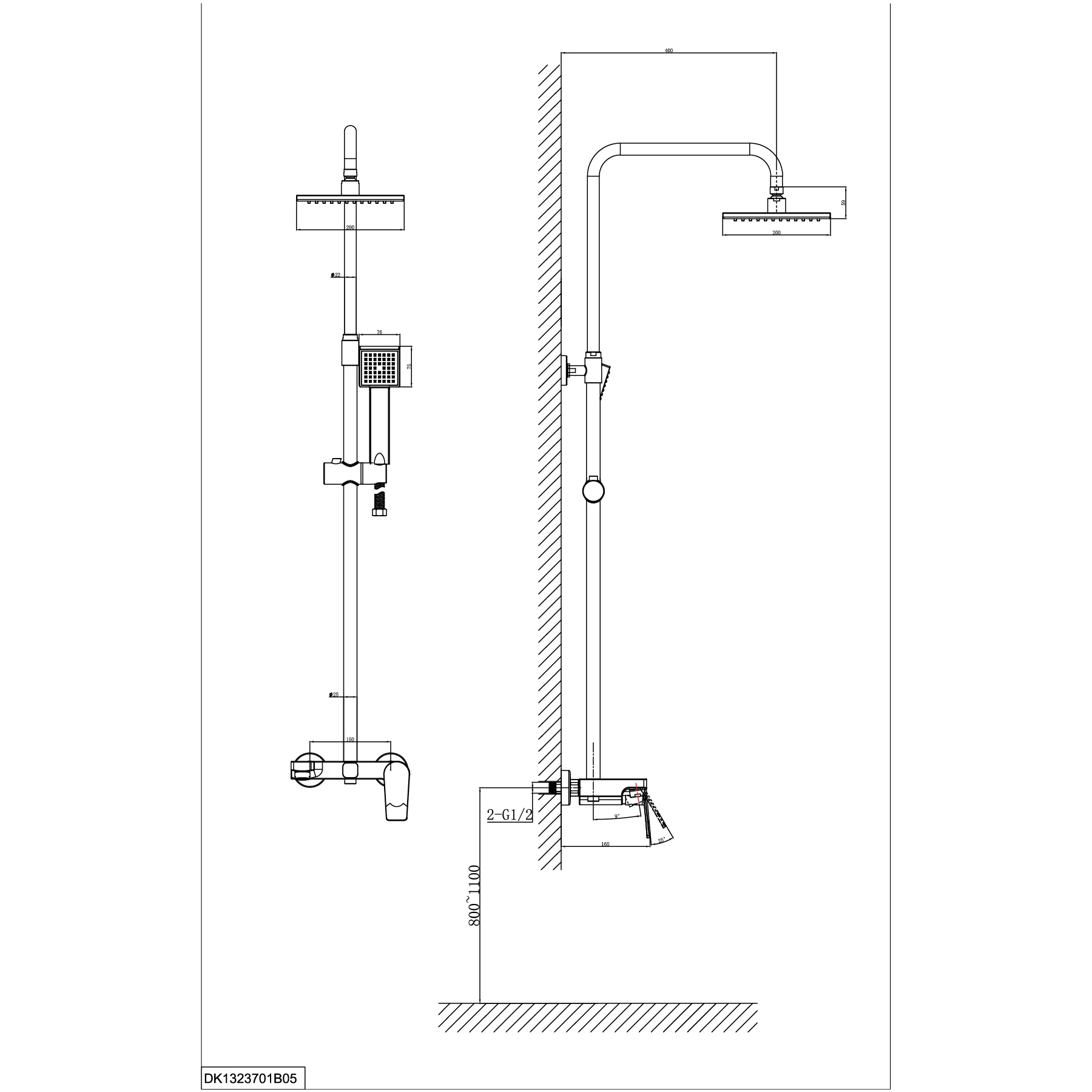 Ảnh Sen tắm cây D&K DK1323701B05 2